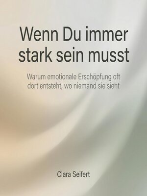 cover image of Wenn Du immer stark sein musst